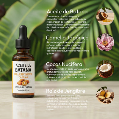 Aceite de Batana 100% Natural: Fortalece la Raíz y Acelera el Crecimiento Capilar